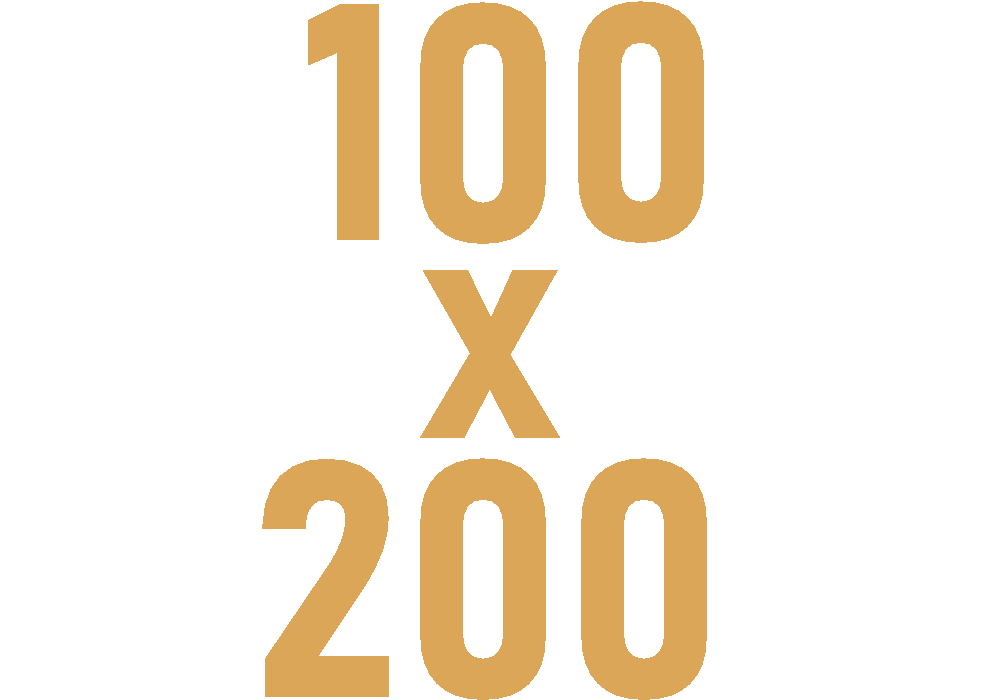 100x200 cm