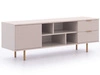 Szafka pod telewizor z szufladami i drzwiczkami Ankara Beżowa
