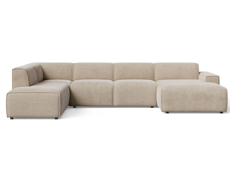 Beżowy \ Welur \ Lewa