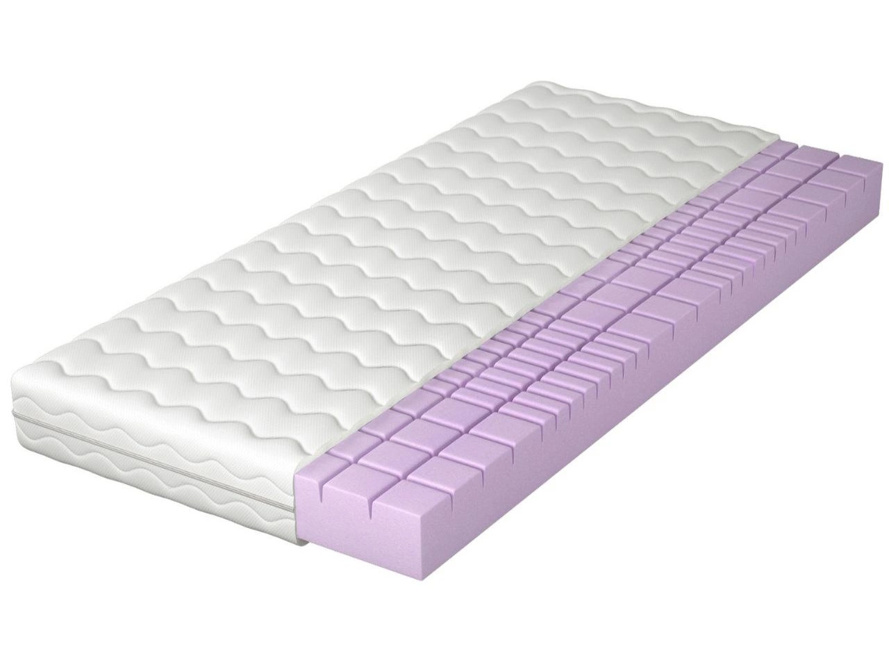 Materac piankowy ze zdejmowanym pokrowcem Elen 80x200