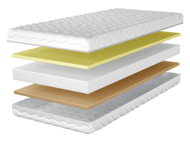 Materac piankowy z pianką termoelastyczną i wysokoelastyczną Noomi 180x200