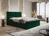 Łóżko kontynentalne z pojemnikiem na pościel 180x200 Hera Zielone