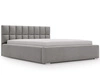 Łóżko tapicerowane z pojemnikiem i stelażem 180x200 Hugo Szare