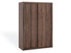 Szafa dwudrzwiowa z drzwiami przesuwnymi 150 Bino Ciemnobrązowa