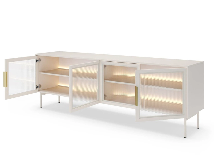 Szafka RTV z czterema drzwiami Lumina Kaszmir