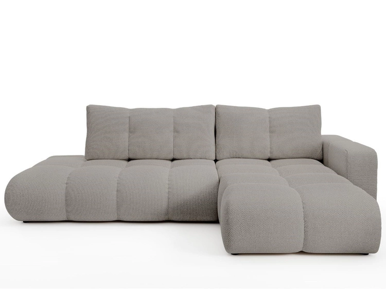 Narożnik L Prawy z funkcją spania i pojemnikiem Sile L Szary