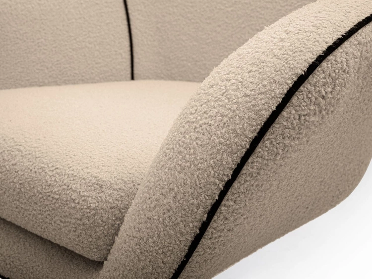 Fotel obrotowy Deves Beżowy