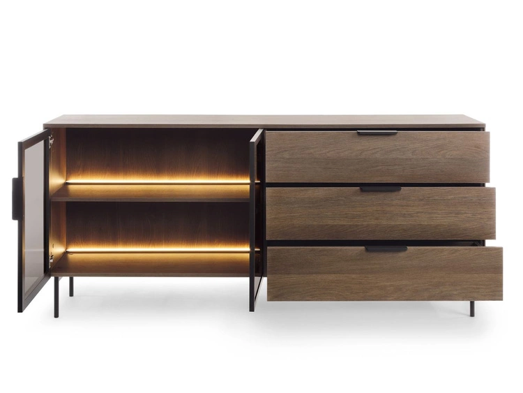 Zestaw mebli do salonu Lumina Dąb Dunin