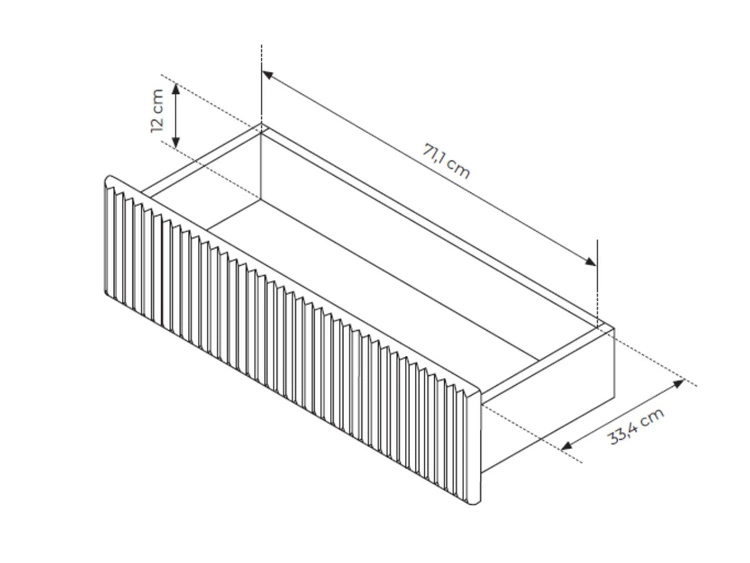 Komoda z drzwiami i szufladami 177 Qualita Kaszmirowa