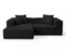 Czarny \ Boucle \ Lewa