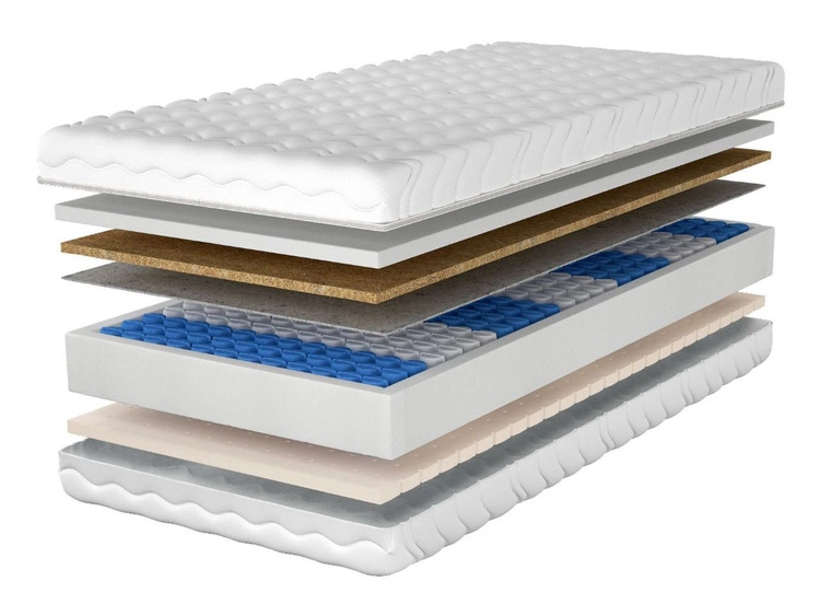 Materac kieszeniowy pocket z lateksem i matą kokosową Avena 180x200