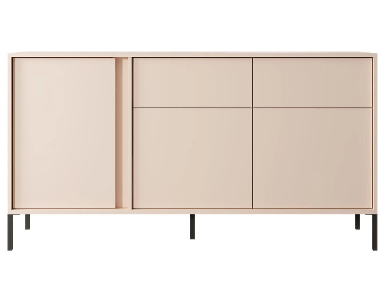 Komoda z drzwiami i szufladami Dego Beżowa