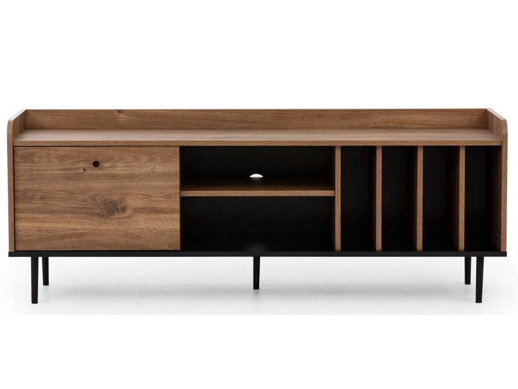 Szafka pod telewizor z drzwiczkami 150 cm Vasa Brązowa