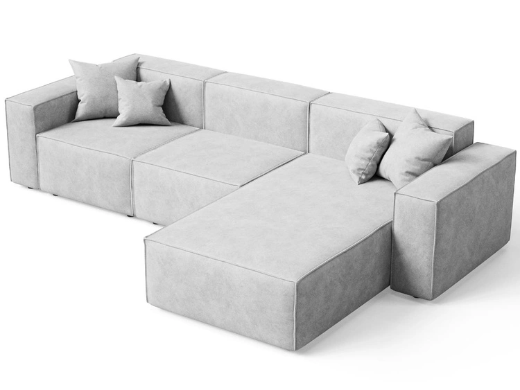 Narożnik L Prawy Arizona Jasnoszary