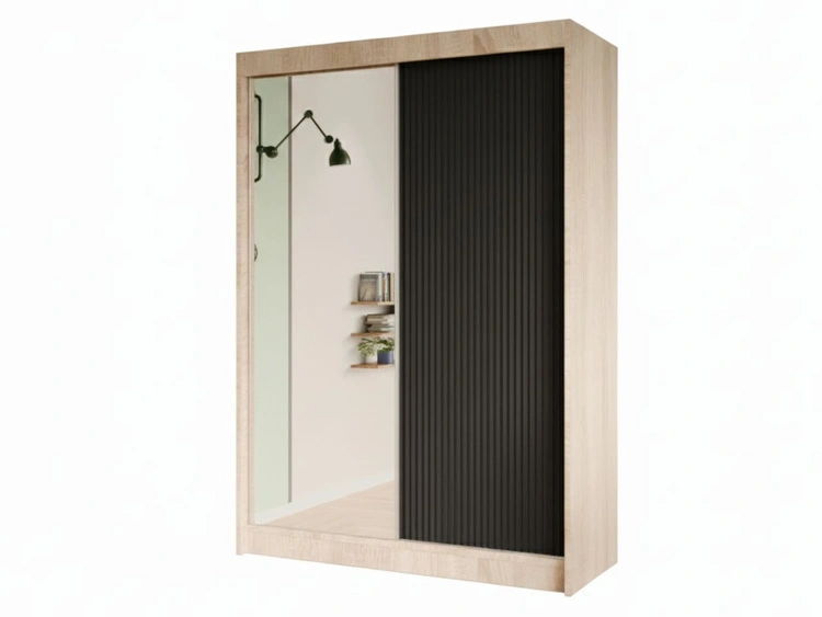 150 cm \ Czarny || Dąb Sonoma \ Tak