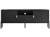 Szafka RTV dwudrzwiowa z szufladą Orlean czarny mat