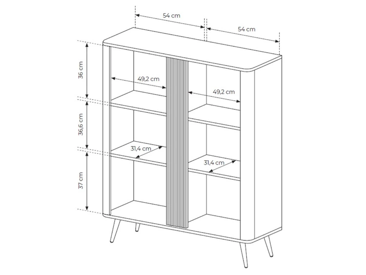 Zestaw mebli do salonu Magico Dąb Dunin