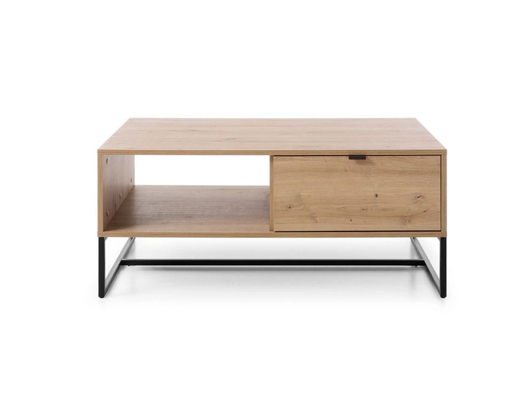 Stolik kawowy z szufladami Anime Brązowy