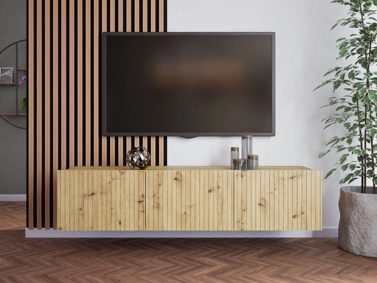 Szafka pod telewizor z drzwiczkami Kioto Dąb Artisan