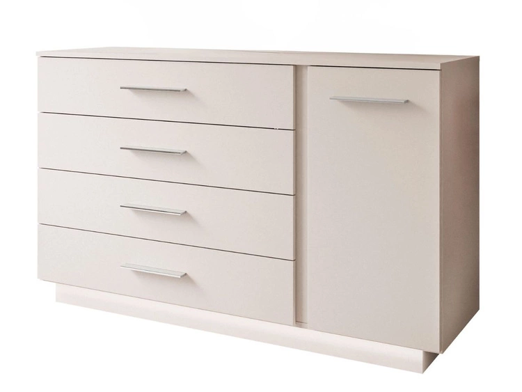 Komoda z drzwiami, szufladami i oświetleniem LED Nuveo Kaszmir