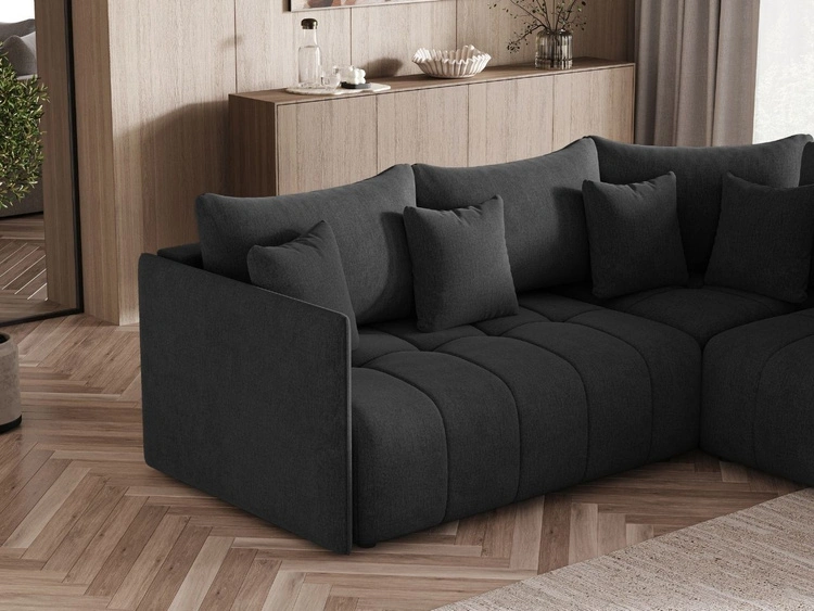 Narożnik L uniwersalny z funkcją spania i pojemnikiem Ardi L Antracytowy