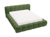 Łóżko tapicerowane z pojemnikiem na pościel 160x200 Doria Zielone