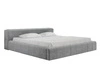 Łóżko tapicerowane z pojemnikiem i stelażem 140x200 Lipari Szary