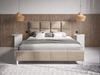 Łóżko tapicerowane ze stelażem 160x200 Luxe Beżowy
