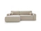 Kremowy \ Boucle \ Lewa