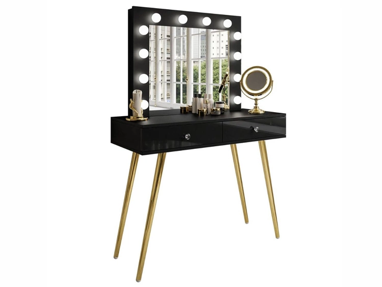 Czarny połysk \ Uchwyty \ Złoty