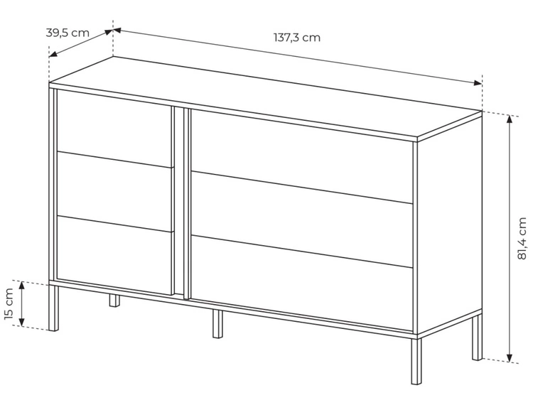 Zestaw mebli do sypialni Dego Beżowy
