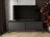Szafka pod telewizor z drzwiczkami 153 cm Sorano Czarna