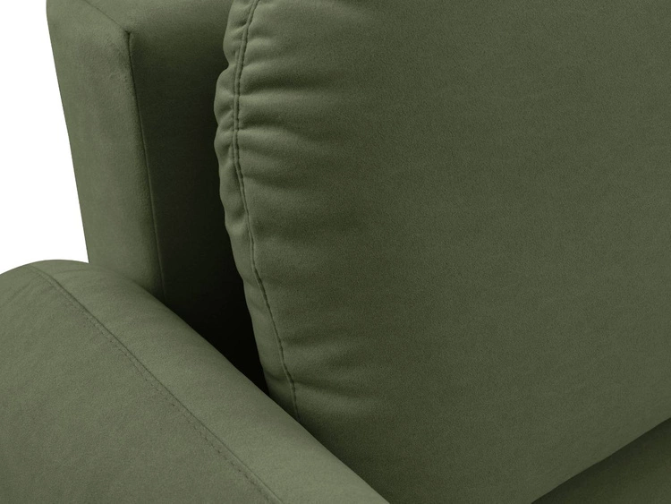 Kanapa z funkcją spania i pojemnikiem na pościel Alta Zielona