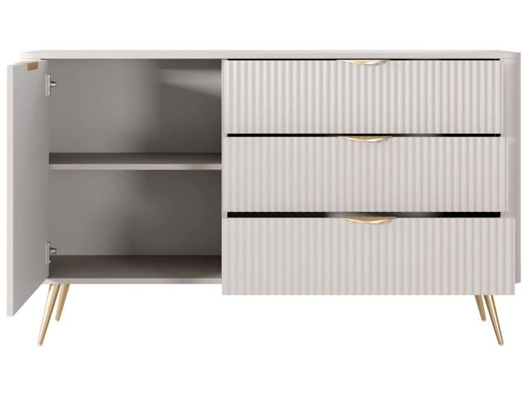 Komoda z drzwiami i szufladami Latina Beżowa