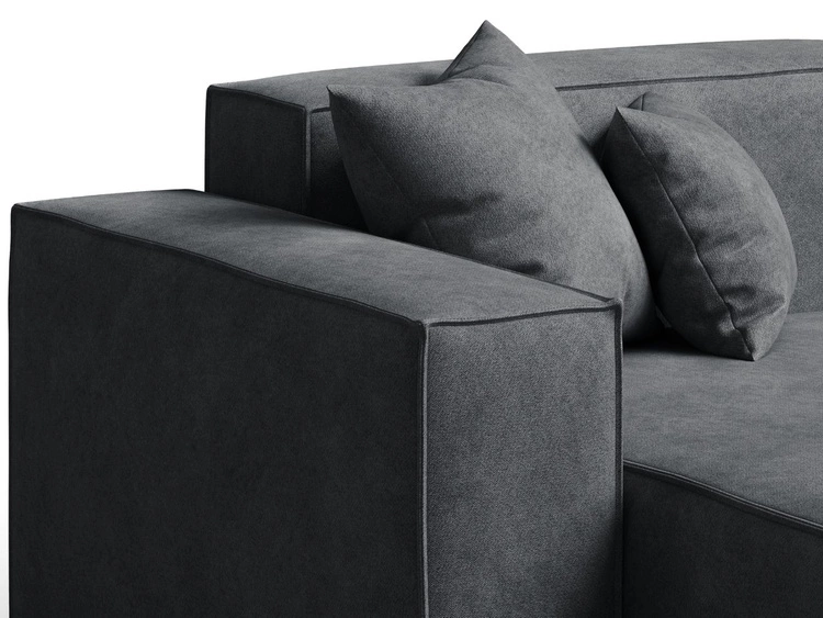 Narożnik L Lewy Arizona Ciemnoszary