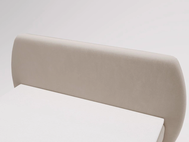 Łóżko kontynentalne z pojemnikiem na pościel 180x200 Bogota Beżowe