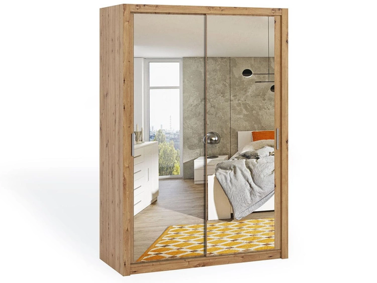 150 cm \ Brązowy \ Tak