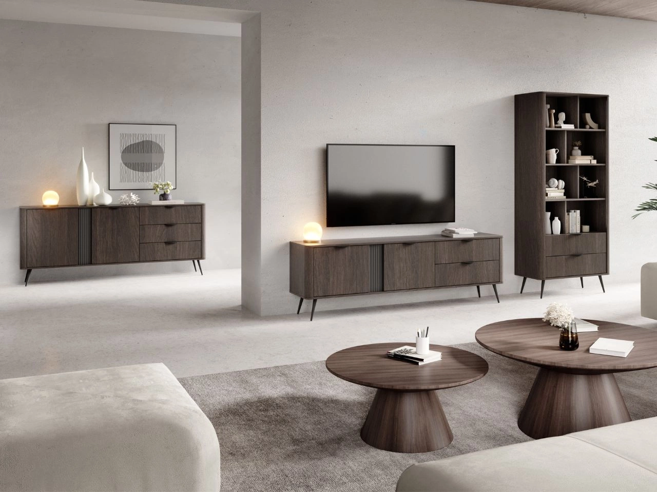 Zestaw mebli do pokoju dziennego Magico Dąb Dunin