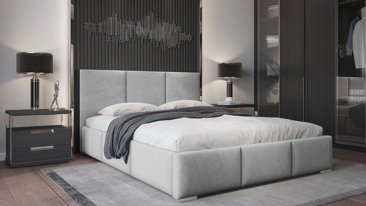 Nowoczesne łóżko tapicerowane Lovro 180x200
