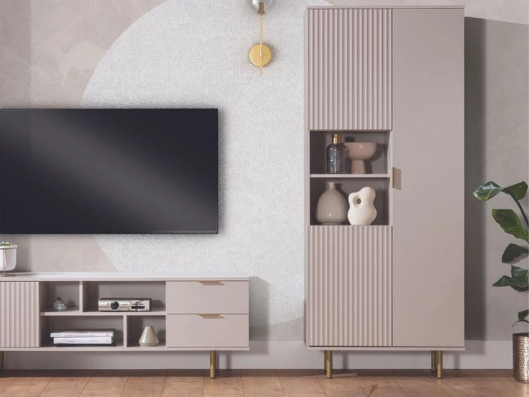 Regał z drzwiczkami Ankara Beżowy