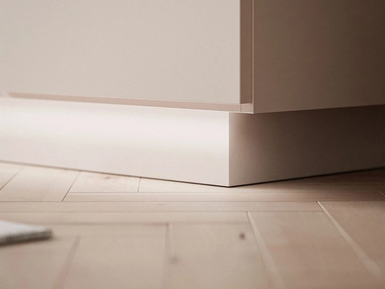 Komoda z drzwiami, szufladami i oświetleniem LED Nuveo Kaszmir