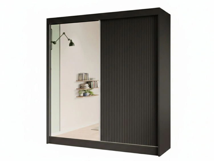 200 cm \ Czarny \ Tak