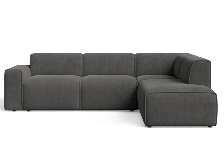 Ciemny szary \ Welur \ Prawa