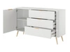 Komoda z drzwiami i szufladami Latina Biała
