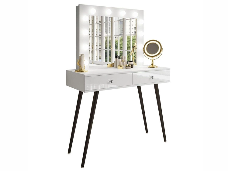 Biały połysk \ Uchwyty \ Czarny