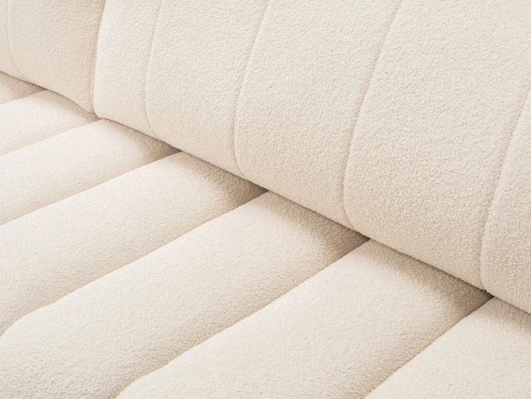 Narożnik z pojemnikiem i funkcją spania Lewy Adoro Jasnobeżowy