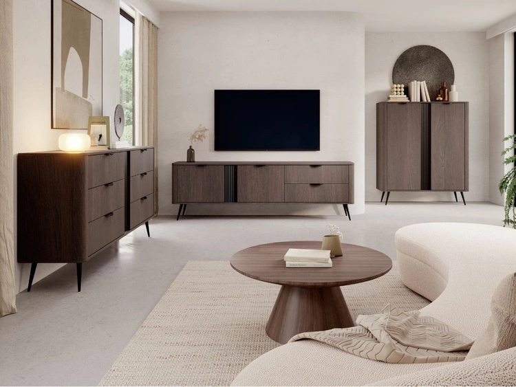 Komoda dwudrzwiwa wysoka Magico Dąb Dunin