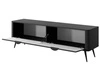 Szafka pod telewizor z drzwiczkami 160 cm Latina Czarna