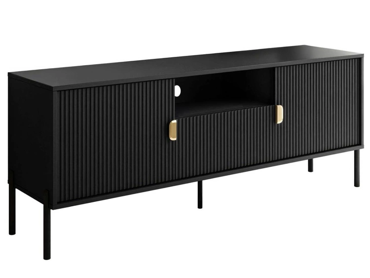 153 cm \ Czarny mat \ Czarny