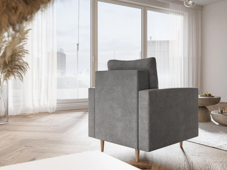 Fotel do salonu Castelo zielony